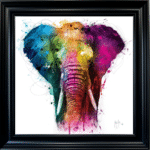 Patrice Murciano Elephant Wall Art – Bold Colourful Statement Piece