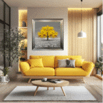 Yellow Cherry Tree - Framed Wall Art - Image 3