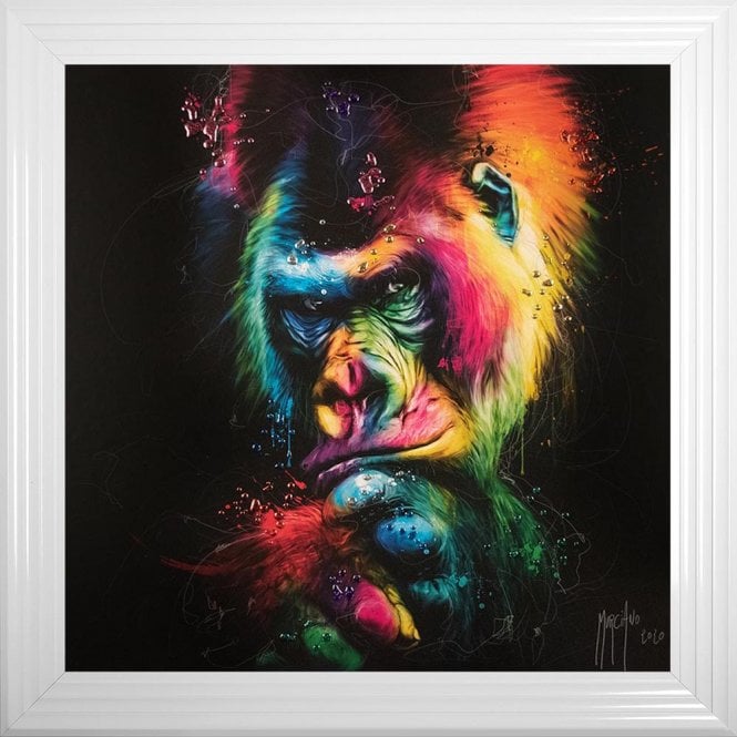 The Old Wise Framed Picture by Patrice Murciano