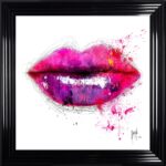 Colours of Kiss Lips Framed Picture by Patrice Murciano