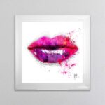 Colours of Kiss Lips Framed Picture by Patrice Murciano - Image 2