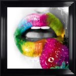 Fruity Kiss Framed Picture by Patrice Murciano
