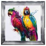 Tropical Parrots Framed Picture by Patrice Murciano