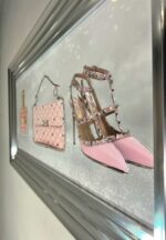 Valentino Perfume, Handbag and Shoe - Framed wall art - Image 5