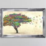 Coloured Tree of Humanity - Framed Wall Art