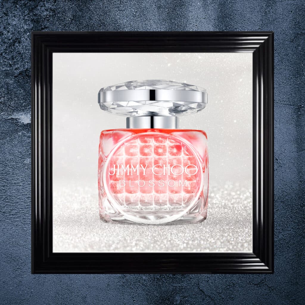 Jimmy Choo Perfume Bottle - Framed Wall Art