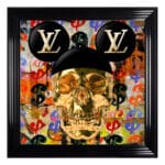 Louis Vuitton Gold Skill Image - Framed wall art