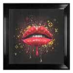 Louis Vuitton Coloured Lips Image - Framed wall art