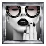 Gucci Black Lips Image - Framed wall art