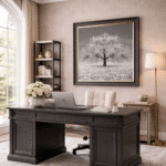 White Cherry Tree - Framed Wall Art for all Living Rooms - Image 9
