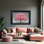 Pink Cherry Tree - Framed Wall Art - Image 4