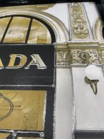 Prada shop Front with Gold Background - Wall Art - Image 6