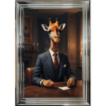 Giraffe in Suit