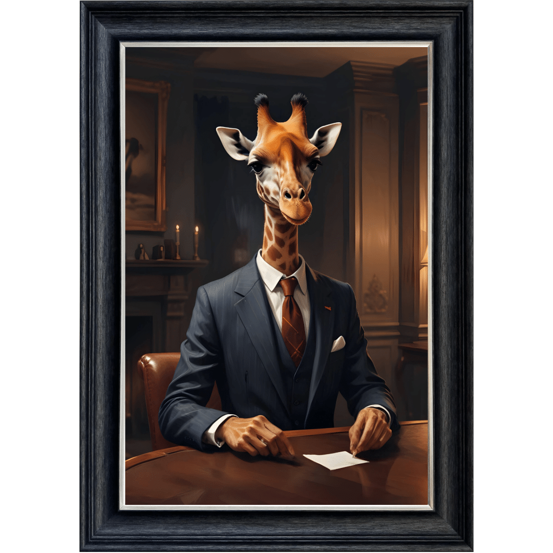 Untitled (6) Giraffe in Suit