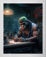 Tattooed Artist - Framed Animal Wall Art