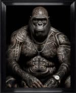 Tattooed Boss - Framed Animal Wall Art