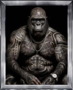 Tattooed Boss - Framed Animal Wall Art