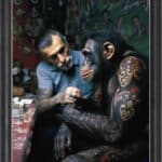 Tattooed Apprentice - Framed Animal Wall Art