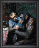 Tattooed Apprentice - Framed Animal Wall Art