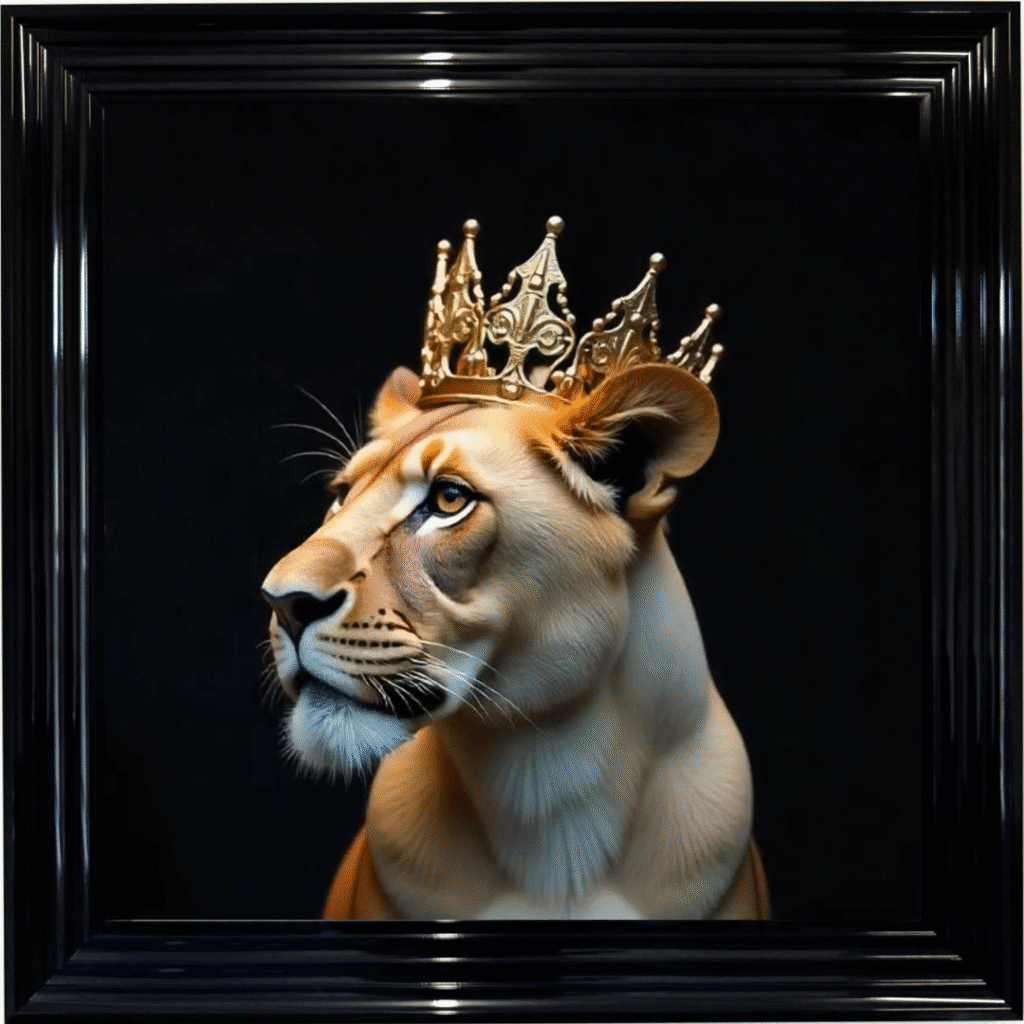 Lion Queen - Framed Picture