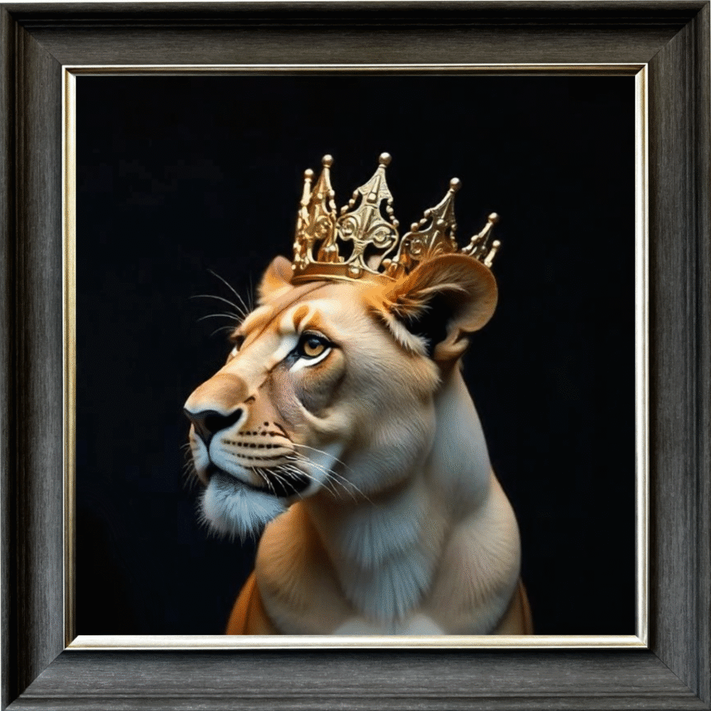 Lion Queen - Framed Picture