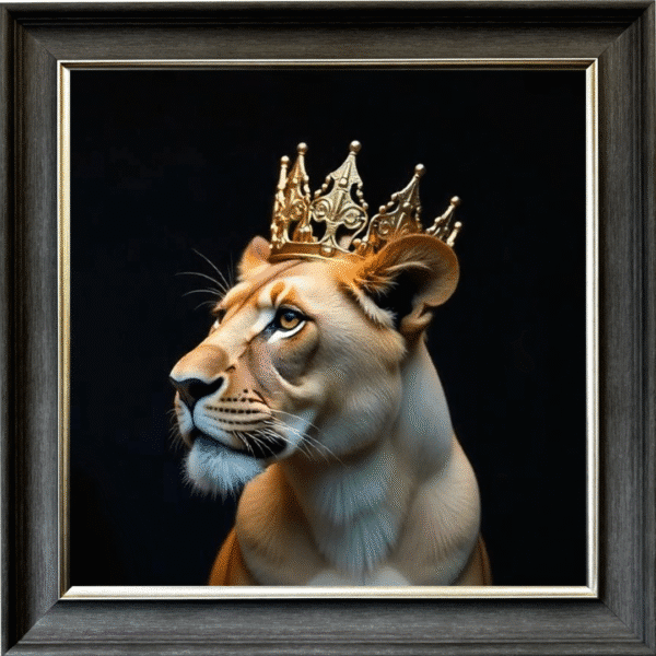 Lion Queen - Framed Picture