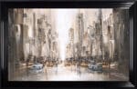 City Life in New York - Framed Wall Art