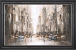 City Life in New York - Framed Wall Art