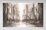 City Life in New York - Framed Wall Art