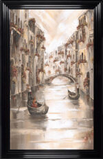 Peace and Charm of Venice - Framed Wall Art