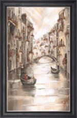 Peace and Charm of Venice - Framed Wall Art