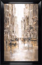 City Vibes in New York - Framed Wall Art
