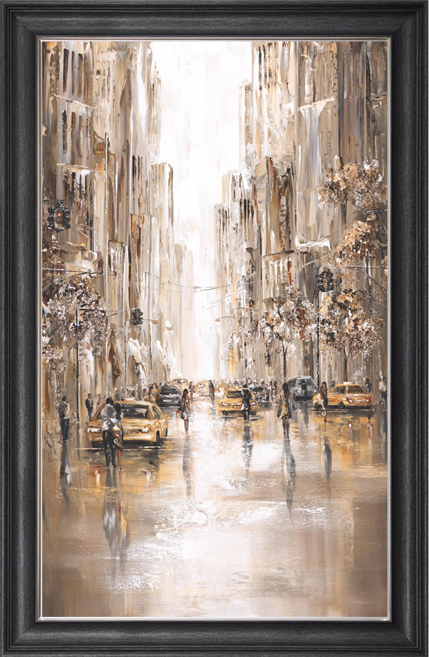 City Vibes in New York - Framed Wall Art