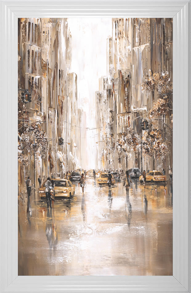 City Vibes in New York - Framed Wall Art