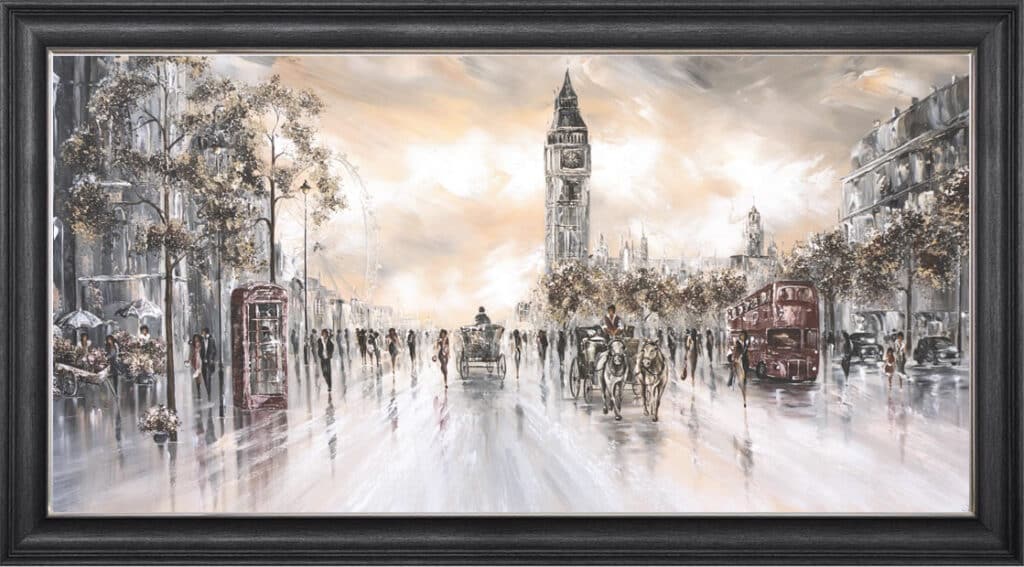 Marching in London - Framed Wall Art