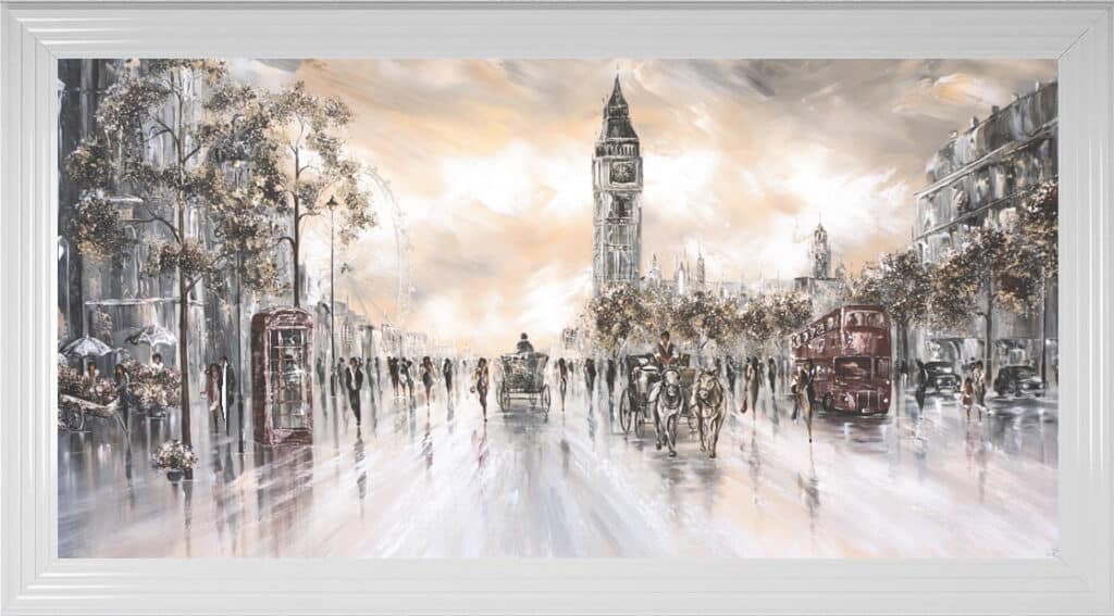 Marching in London - Framed Wall Art