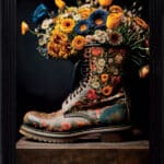 Doc Martin Floral Wall Art