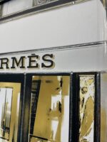 Hermes shop Front with Gold Background - Wall Art - Image 6