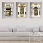 Tiffany & Co Shop Front with Gold Background - Wall Art - Image 6