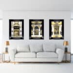 Prada shop Front with Gold Background - Wall Art - Image 8