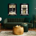 Prada shop Front with Gold Background - Wall Art - Image 7
