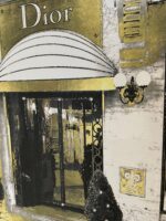 Dior Shop Front with Gold Background - Wall Art - Image 6