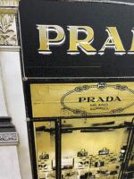 Prada shop Front with Gold Background - Wall Art - Image 5