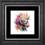 Punky Monkey - Framed Wall Art by Patrice Murciano