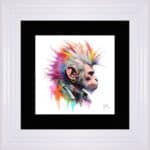 Punky Monkey - Framed Wall Art by Patrice Murciano
