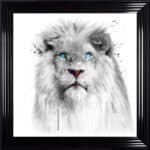 White Lion - Framed Wall Art by Patrice Murciano