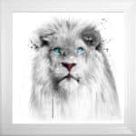White Lion - Framed Wall Art by Patrice Murciano