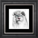 White Lion - Framed Wall Art by Patrice Murciano