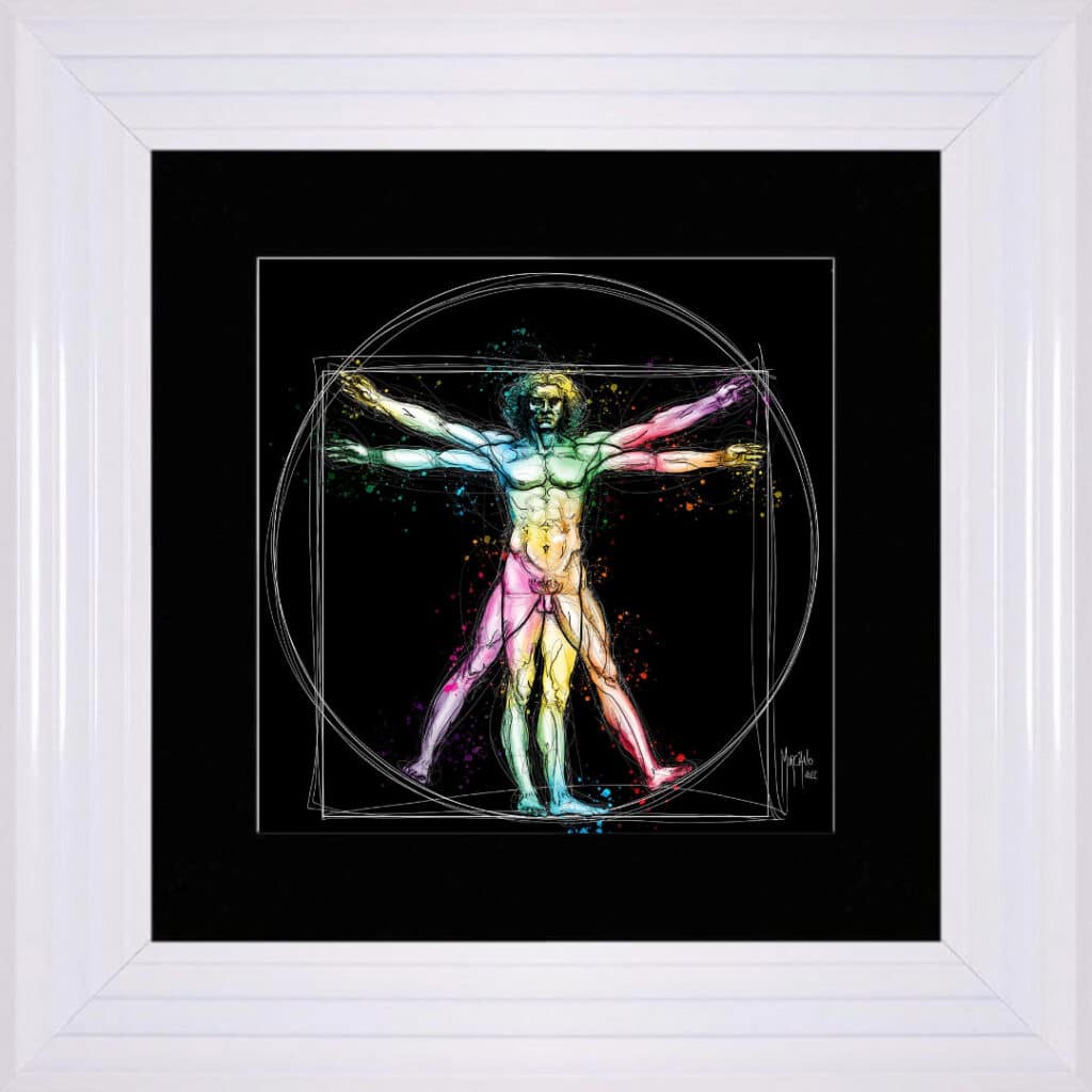 The Secret of Leonardo - Framed Wall Art by Patrice Murciano