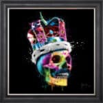 Freddie Mercury Skull - Framed Wall Art by Patrice Murciano